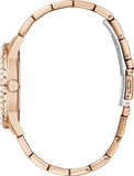 Guess Sparkler Diamonds Black Dial Rose Gold Steel Strap Watch for Women - GW0111L3 Authentic Buy Shop Now