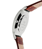 Daniel Wellington Classic Somerset White Dial Blue Leather Strap Watch For Men - DW00100121 Authentic Buy Shop Now