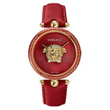 Versace Palazzo Empire Red Dial Red Leather Strap Watch for Women - VCO120017 Authentic Buy Shop Now
