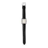 Michael Kors Emery Three Hand Silver Dial Black Leather Strap Watch For Women - MK4696 Authentic Buy Shop Now