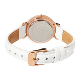 Daniel Wellington Petite White Dial White Leather Strap Watch For Women - DW00100249 Authentic Buy Shop Now