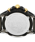 Versace Icon Active Chronograph Black Dial Black Steel Strap Watch for Men - VEZ700421 Authentic Buy Shop Now