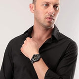 Maserati Triconic Analog Black Dial Black Steel Strap Watch For Men - R8853139004 Authentic Buy Shop Now