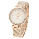 Coach Park Mother of Pearl Dial Rose Gold Mesh Bracelet Watch for Women - 14503511 Authentic Buy Shop Now
