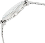 Emporio Armani Gianni T-Bar Quartz Mother of Pearl Dial Silver Mesh Bracelet Watch For Women - AR11319 Authentic Buy Shop Now