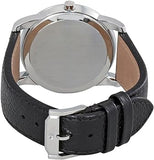 Movado Museum Blue Dial Black Leather Strap Watch For Men - 607013 Authentic Buy Shop Now