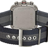 Gucci Coupe Chronograph Blue Dial Two Tone NATO Strap Watch for Men - YA131203 Authentic Buy Shop Now