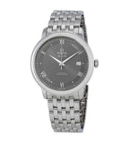 Omega De Ville Prestige Co-Axial Automatic Grey Dial Silver Steel Strap Watch for Men - 424.10.40.20.06.001 Authentic Buy Shop Now