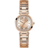 Guess Crystal Clear Rose Gold Dial Rose Gold Steel Strap Watch for Women - GW0470L3 Authentic Buy Shop Now