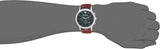 Emporio Armani Renato Chronograph Green Dial Brown Leather Strap Watch For Men - AR2493 Authentic Buy Shop Now