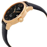Tissot T Classic Le Locle Automatic Black Dial Black Leather Strap Watch For Men - T41.5.423.53 Authentic Buy Shop Now