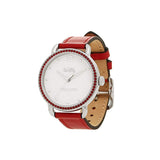 Coach Delancey White Dial Red Leather Strap Watch for Women - 14502878 Authentic Buy Shop Now