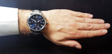 Tissot T Sport Chrono XL Classic Blue Dial Silver Steel Strap Watch For Men - T116.617.11.047.01 Authentic Buy Shop Now