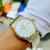 Tissot T Classic Carson Automatic White Dial Two Tone Steel Strap Watch for Men - T085.407.22.011.00 Authentic Buy Shop Now