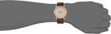 Emporio Armani Classic Chronograph White Dial Brown Leather Strap Watch For Men - AR1809 Authentic Buy Shop Now