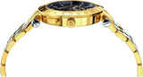 Versace V-Race Quartz Black Dial Gold Steel Strap Watch For Men - VEBV00519 Authentic Buy Shop Now