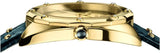 Versace Shadov Gold Dial Green Leather Strap Watch For Women - VEBM01018 Authentic Buy Shop Now