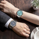 Salvatore Ferragamo F-80 Classic Tiffany Blue Dial Silver Steel Strap Watch for Men - SFDT02323 Authentic Buy Shop Now