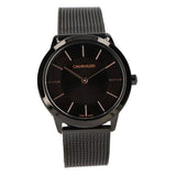 Calvin Klein Minimal Black Dial Black Mesh Bracelet Watch for Women - K3M22421 Authentic Buy Shop Now