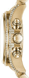 Michael Kors Mini Bradshaw Crystals Gold Dial Gold Steel Strap Watch For Women - MK6494 Authentic Buy Shop Now