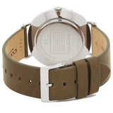 Coach Charles Grey Dial Brown Leather Strap Watch for Men - 14602153 Authentic Buy Shop Now