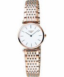 Longines La Grande Classique De Longines White Dial Two Tone Steel Strap Watch for Women - L4.209.1.92.7 Authentic Buy Shop Now