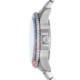 Emporio Armani Sea Explorer GMT Blue Dial Silver Steel Strap Watch For Men - AR11590 Authentic Buy Shop Now