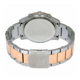 Guess Exec Chronograph White Dial Two Tone Steel Strap Watch for Men - W0075G2 Authentic Buy Shop Now