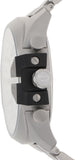 Diesel Mega Chief Chronograph Silver Dial Silver Steel Strap Watch For Men - DZ4501 Authentic Buy Shop Now