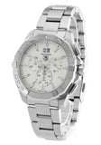 Tag Heuer Aquaracer White Dial Silver Steel Strap Watch for Men - CAY1111.BA0927 Authentic Buy Shop Now