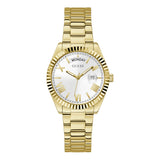 Guess Luna White Dial Gold Steel Strap Watch for Women - GW0308L2 Authentic Buy Shop Now