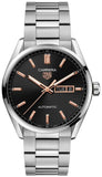 Tag Heuer Carrera Black Dial Silver Steel Strap Watch for Men - WBN2113.BA0639 Authentic Buy Shop Now