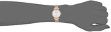 Emporio Armani Gianni T Bar Silver Dial Rose Gold Mesh Bracelet Watch For Women - AR1956 Authentic Buy Shop Now