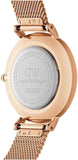 Daniel Wellington Petite Rose Gold Dial Rose Gold Mesh Strap Watch For Women - DW00100472 Authentic Buy Shop Now