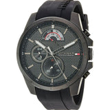 Tommy Hilfiger Decker Black Dial Black Rubber Strap Watch for Men - 1791352 Authentic Buy Shop Now