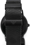 Emporio Armani Luigi White Dial Black Mesh Bracelet Watch For Men - AR11046 Authentic Buy Shop Now