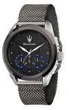 Maserati Traguardo Chronograph Black Dial Mesh Bracelet Watch For Men - R8873612006 Authentic Buy Shop Now