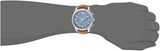 Michael Kors Lexington Chronograph Blue Dial Brown Leather Strap Watch For Men - MK8537 Authentic Buy Shop Now