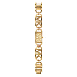 Michael Kors Empire Three Hand Gold Dial Gold Steel Strap Watch For Women - MK7406 Authentic Buy Shop Now