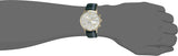 Emporio Armani Renato Chronograph Silver Dial Green Leather Strap Watch For Men - AR11233 Authentic Buy Shop Now