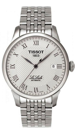 Tissot T Classic Le Locle Automatic White Dial Silver Steel Strap Watch For Men - T41.1.483.33 Authentic Buy Shop Now
