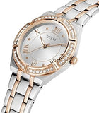 Guess Cosmo Quartz Silver Dial Two Tone Steel Strap Watch For Women - GW0033L9 Authentic Buy Shop Now