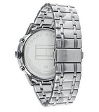 Tommy Hilfiger Kyle Chronograph Grey Dial Silver Steel Strap Watch for Men - 1791632 Authentic Buy Shop Now