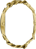 Guess Mod Heavy Metal Gold Dial Gold Steel Strap Watch For Women - W1117L2 Authentic Buy Shop Now