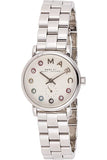 Marc Jacobs Baker Dexter White Dial Silver Steel Strap Watch for Women - MBM3423 Authentic Buy Shop Now