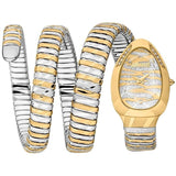 Just Cavalli Taglio Silver Dial Two Tone Steel Strap Watch for Women - JC1L226M0055 Authentic Buy Shop Now