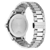 Gucci G Timeless Grey Dial Silver Steel Strap Watch For Men - YA126441 Authentic Buy Shop Now