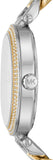Michael Kors Catelyn Three-Hand Crystals Silver Dial Two Tone Steel Strap Watch for Women - MK4633 Authentic Buy Shop Now