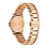 Gucci G Timeless Quartz Rose Gold Dial Rose Gold Steel Strap Watch For Women - YA126567 Authentic Buy Shop Now