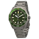 Tag Heuer Aquaracer Professional 300 Automatic Green Dial Silver Steel Strap Watch for Men - WBP208B.BF0631 Authentic Buy Shop Now